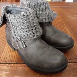 Falls creek leather knit boot